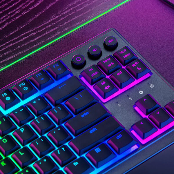 V3 TKL Kablolu RGB Membran İngilizce Gaming Klavye