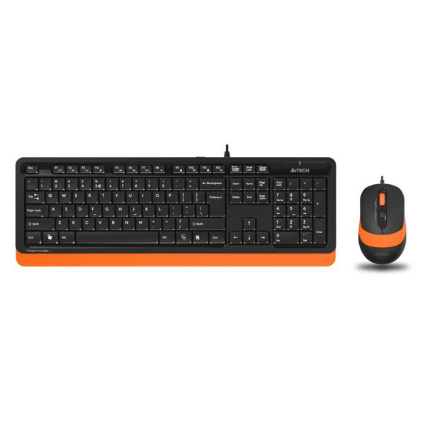 Turuncu Türkçe Q Klavye Mouse Set